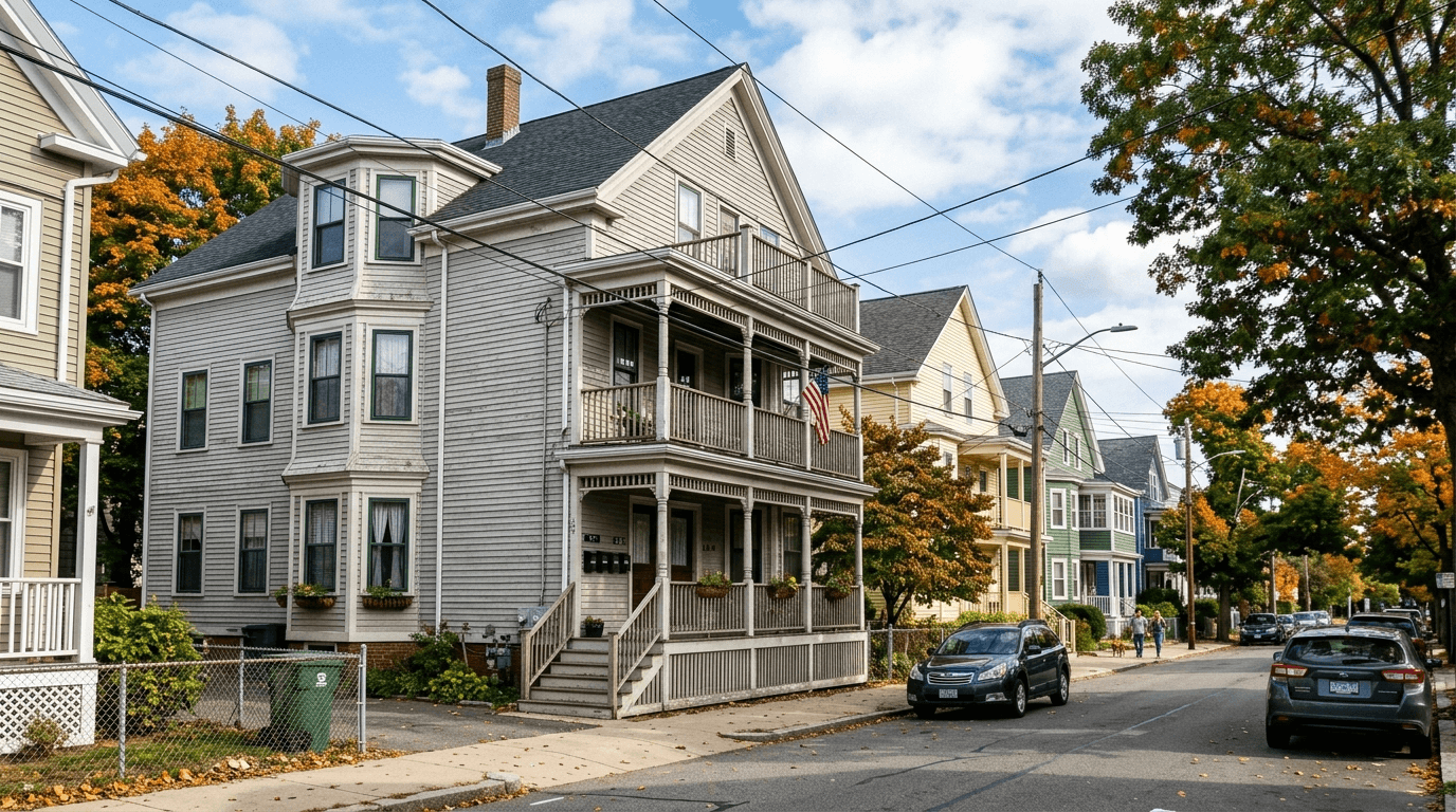 Boston Real Estate Market Squeezes Triple-Deckers